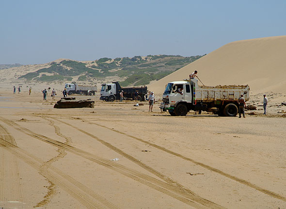Image result for illegal sand mining in mylavaram segment
